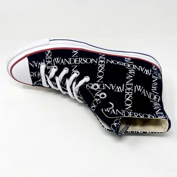 Converse Chuck 70 Hi Grid JW Anderson Black White Insign Mens 160807C - Picture 3 of 5
